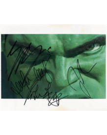 The Hulk Cast Signed x 4