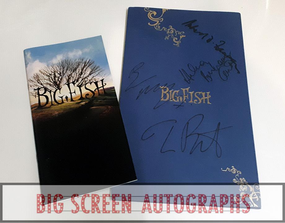 Big Fish signed x4 press book