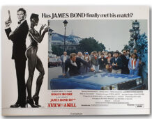 A View to a Kill original lobby card B