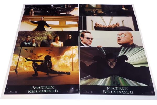 Matrix Reloaded lobby card set | Big Screen Autographs