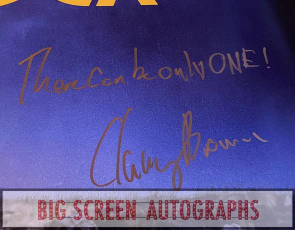 Highlander Signed poster - Image 4