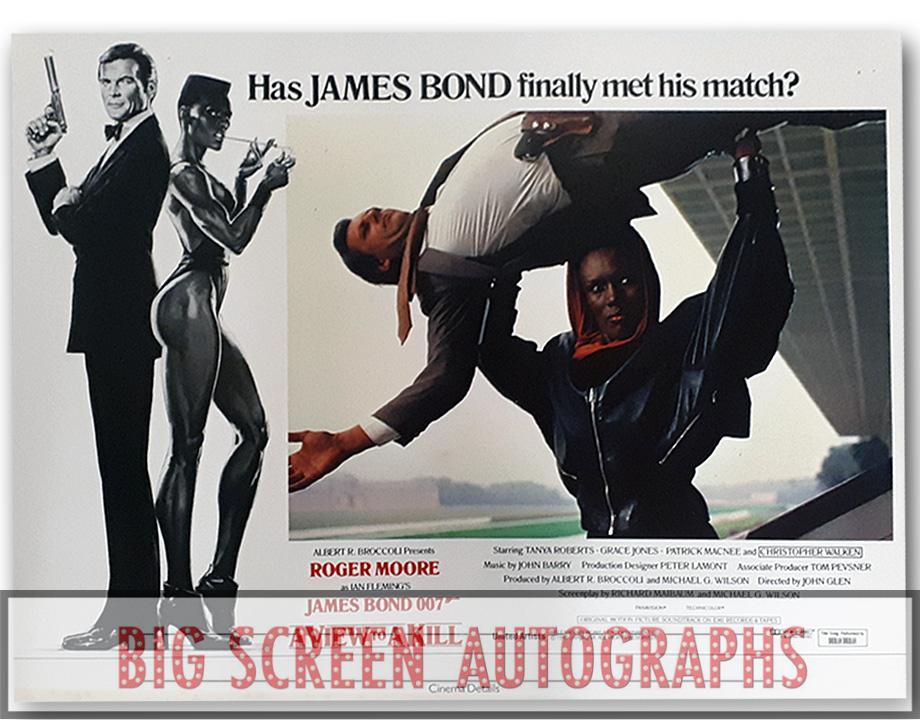 A View to a Kill original lobby card A