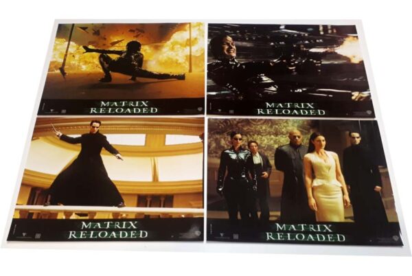 Matrix Reloaded lobby card set | Big Screen Autographs