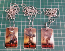 Iron Man 3 promo dog tags