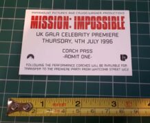 Mission Impossible coach pass