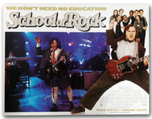 School of Rock original lobby card B