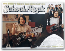 School of Rock original lobby card