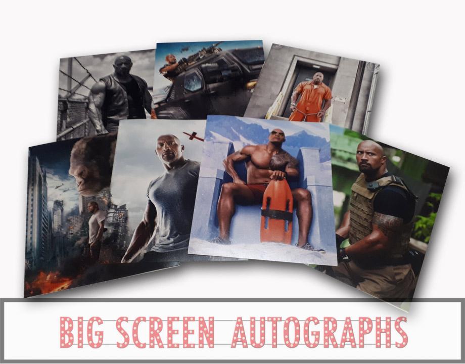 Dwayne Johnson The Rock photos (7) | Big Screen Autographs