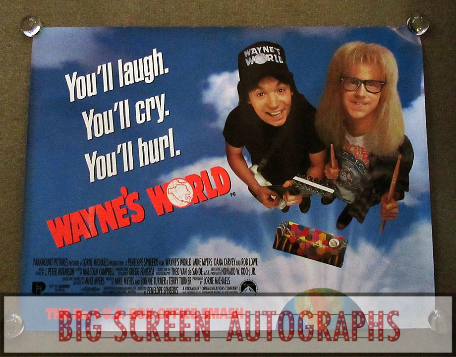 Wayne's World UK Quad Poster