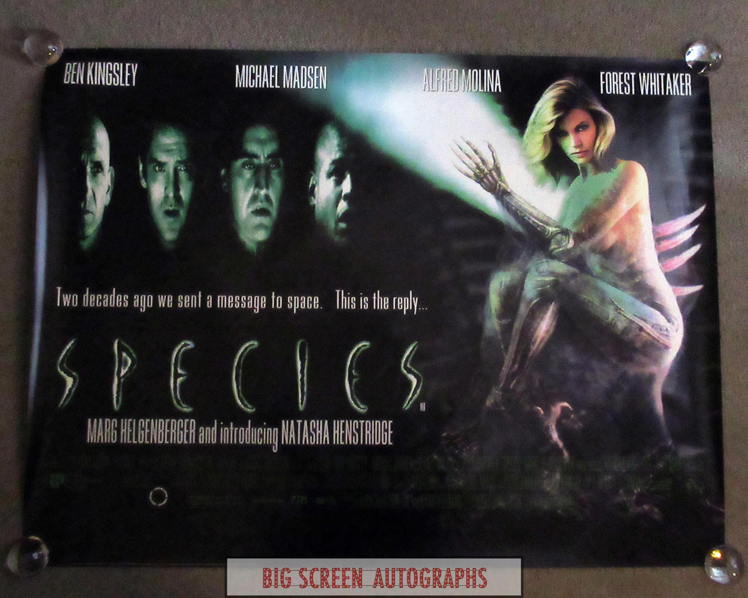 Species UK Quad poster