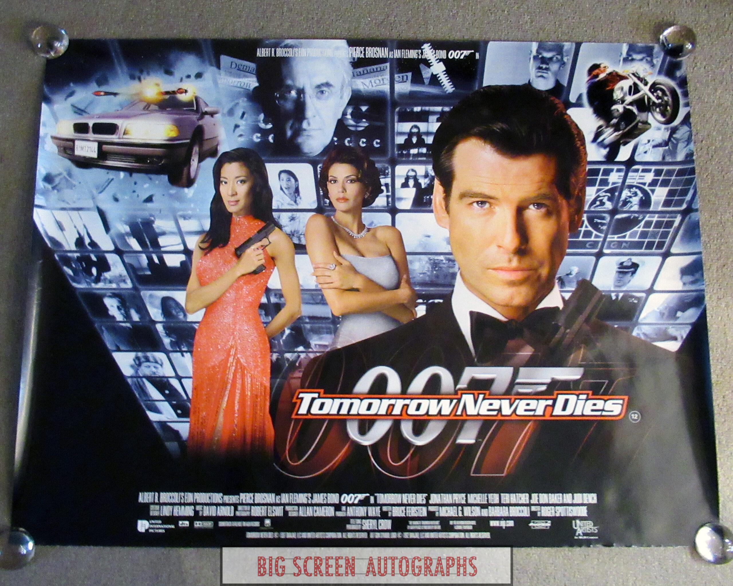 Tomorrow Never Dies UK quad poster
