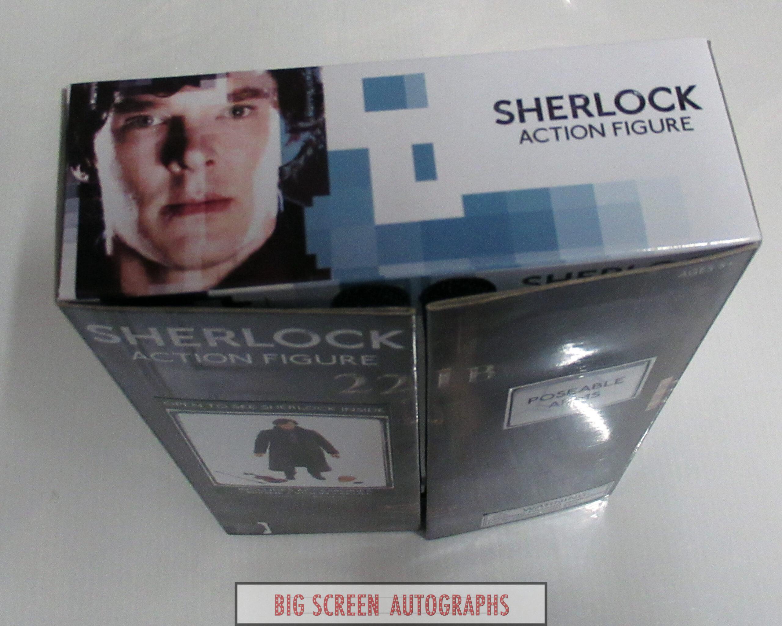 Benedict Cumberbatch signed Sherlock action figure (old signature) - Image 5