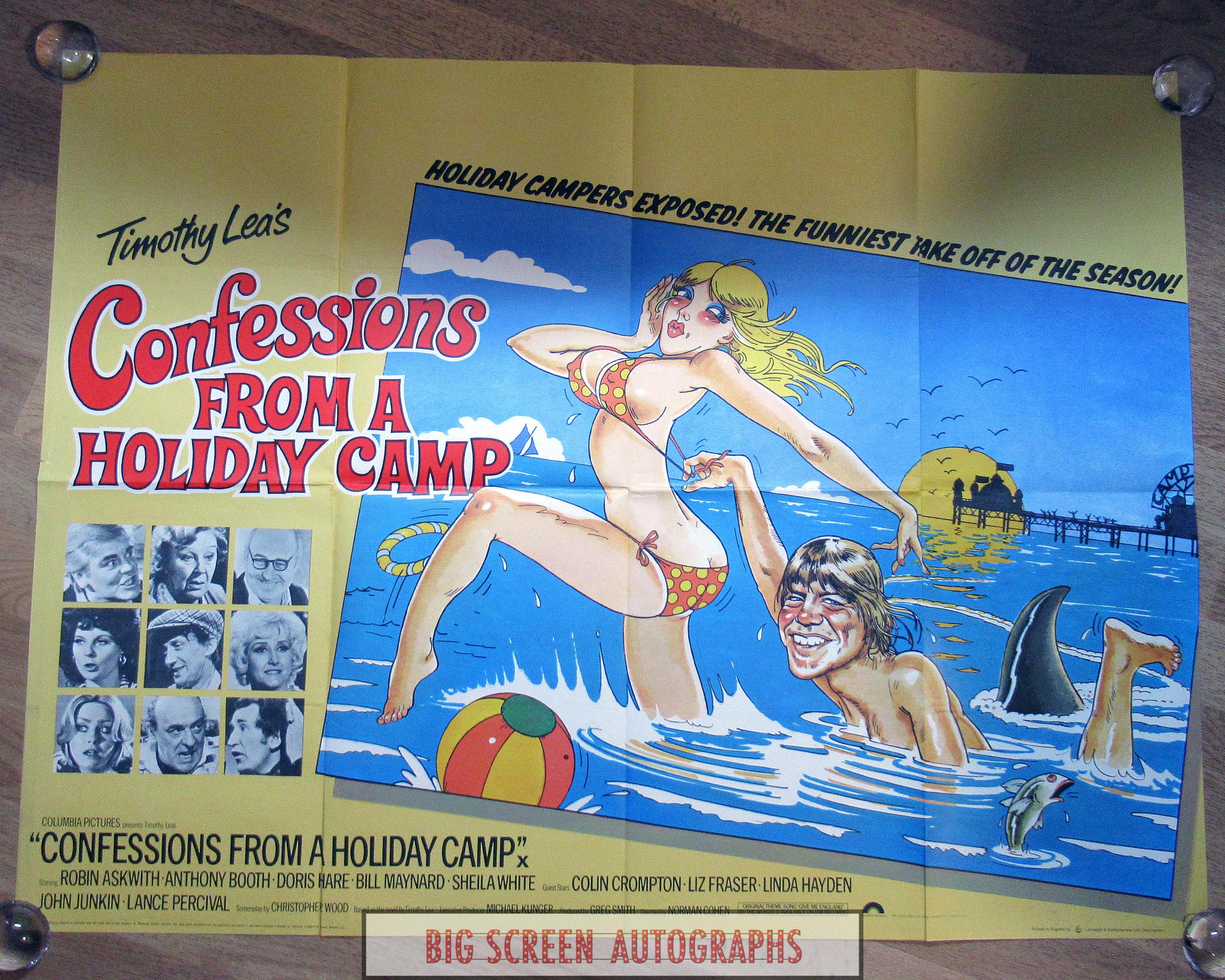 Confessions from a holiday camp quad poster