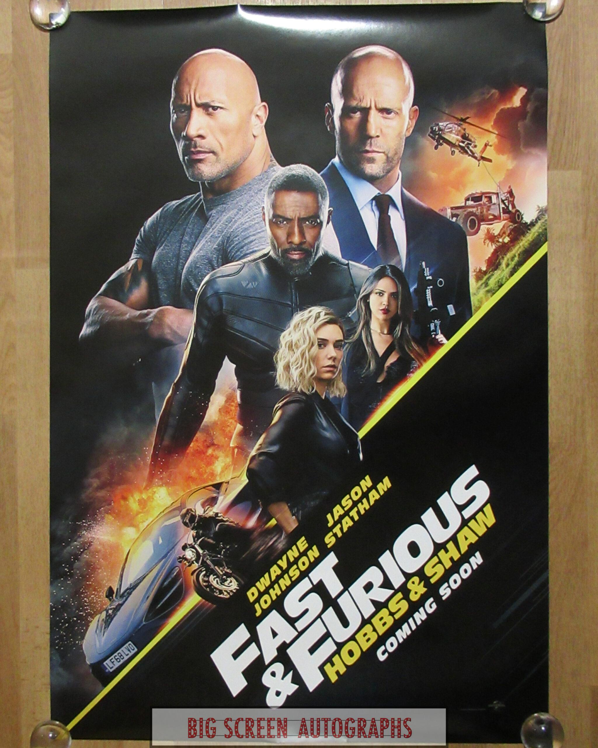 Fast & furious Hobbs and Shaw one sheet poster V2
