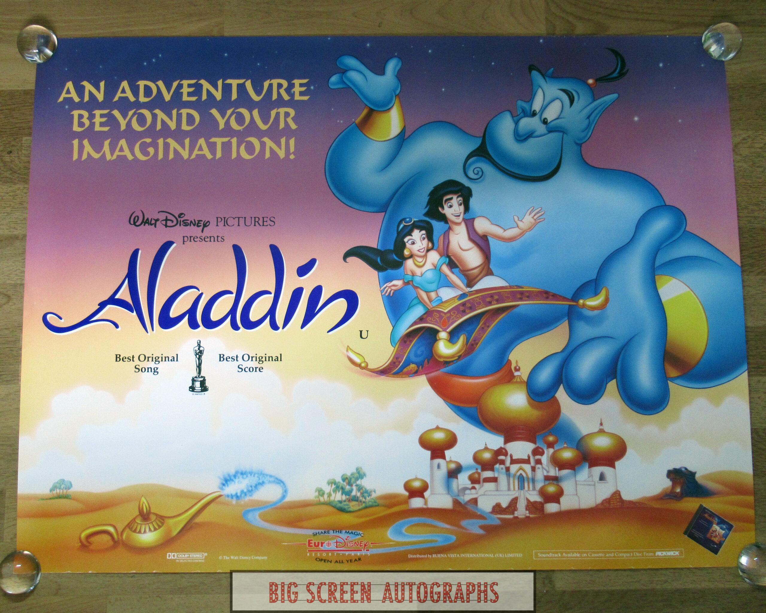 Aladdin quad poster