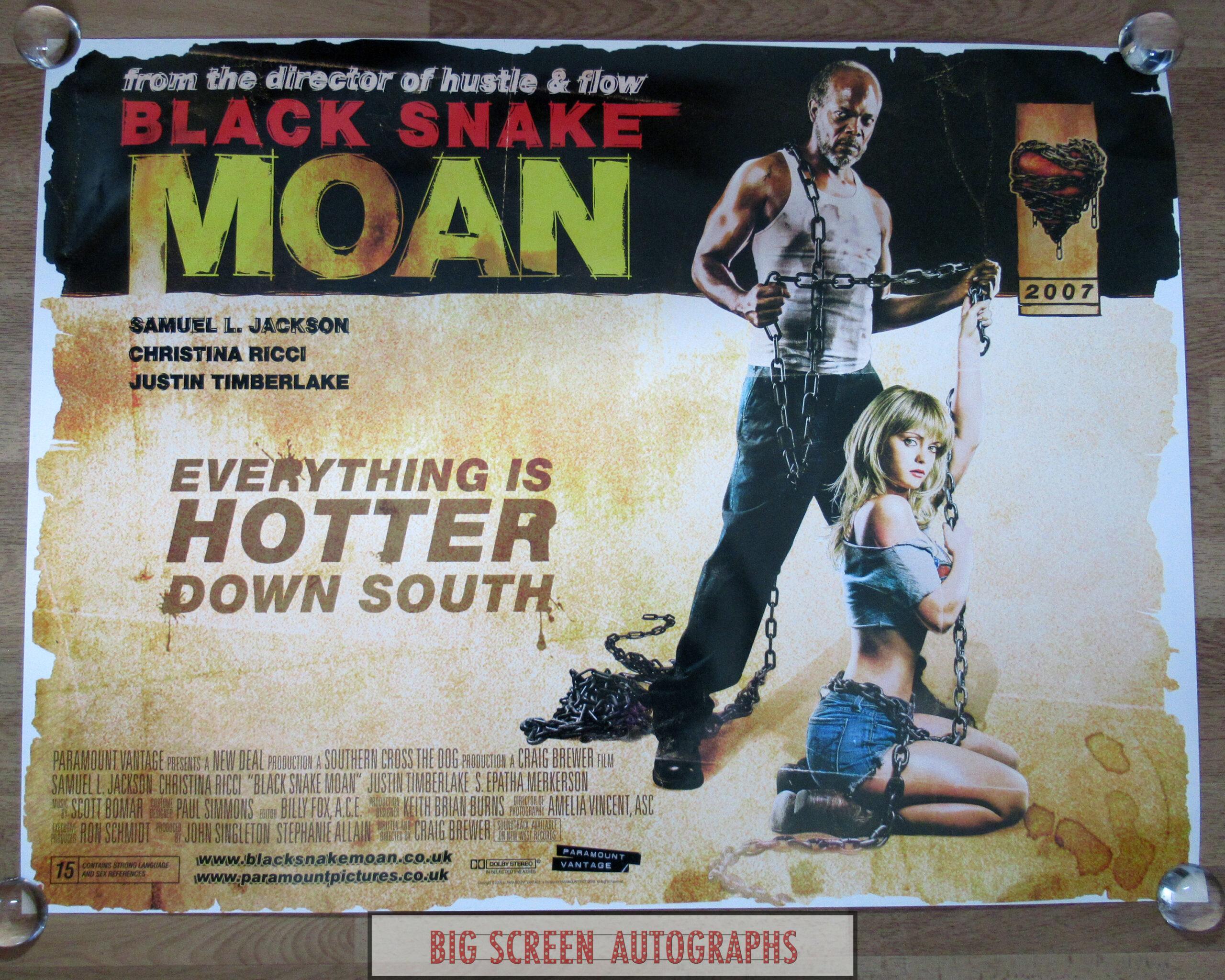 Black Snake Moan quad poster
