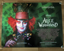 Alice in wonderland quad poster