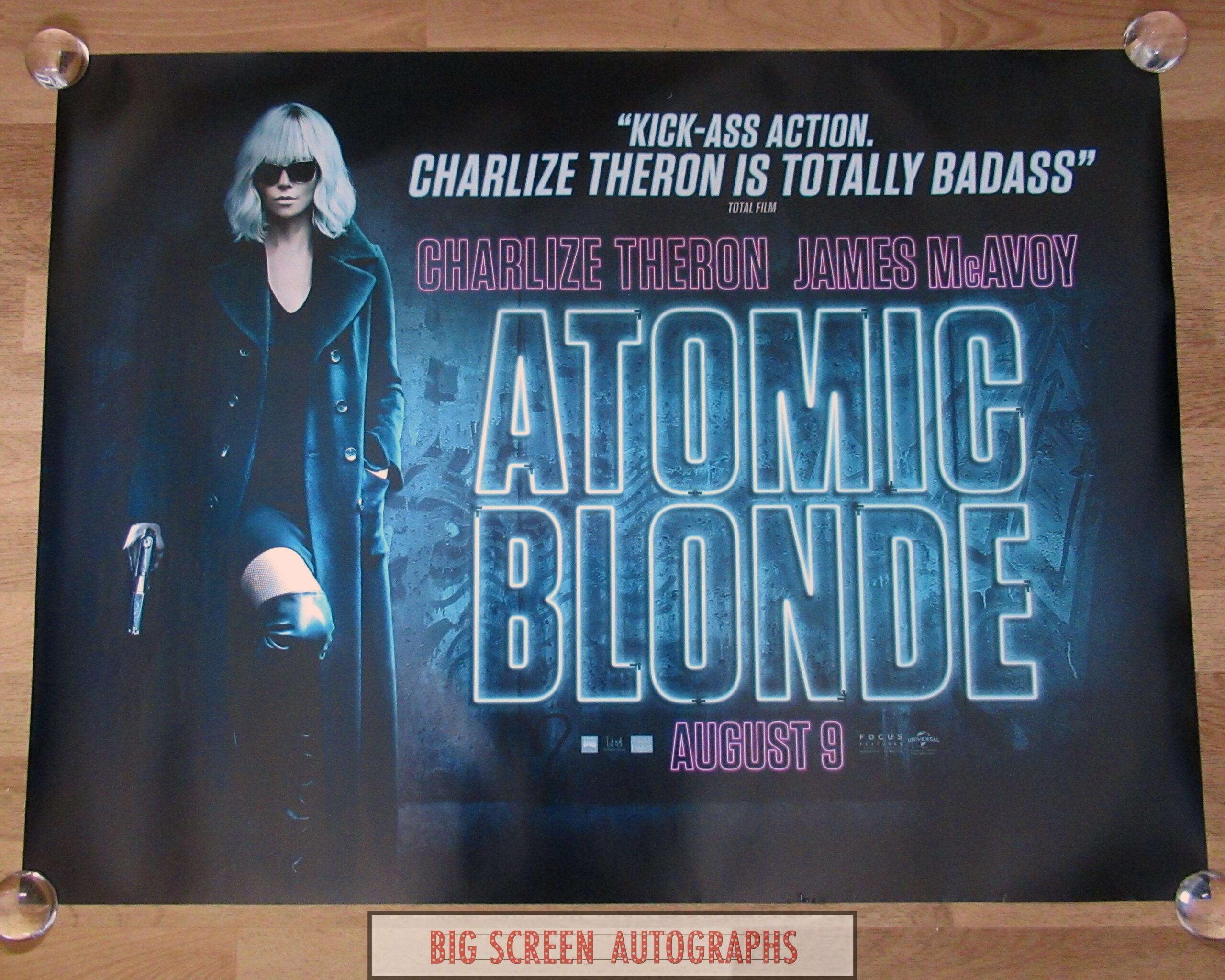 Atomic Blonde quad poster