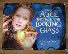 Alice through the looking glass quad poster
