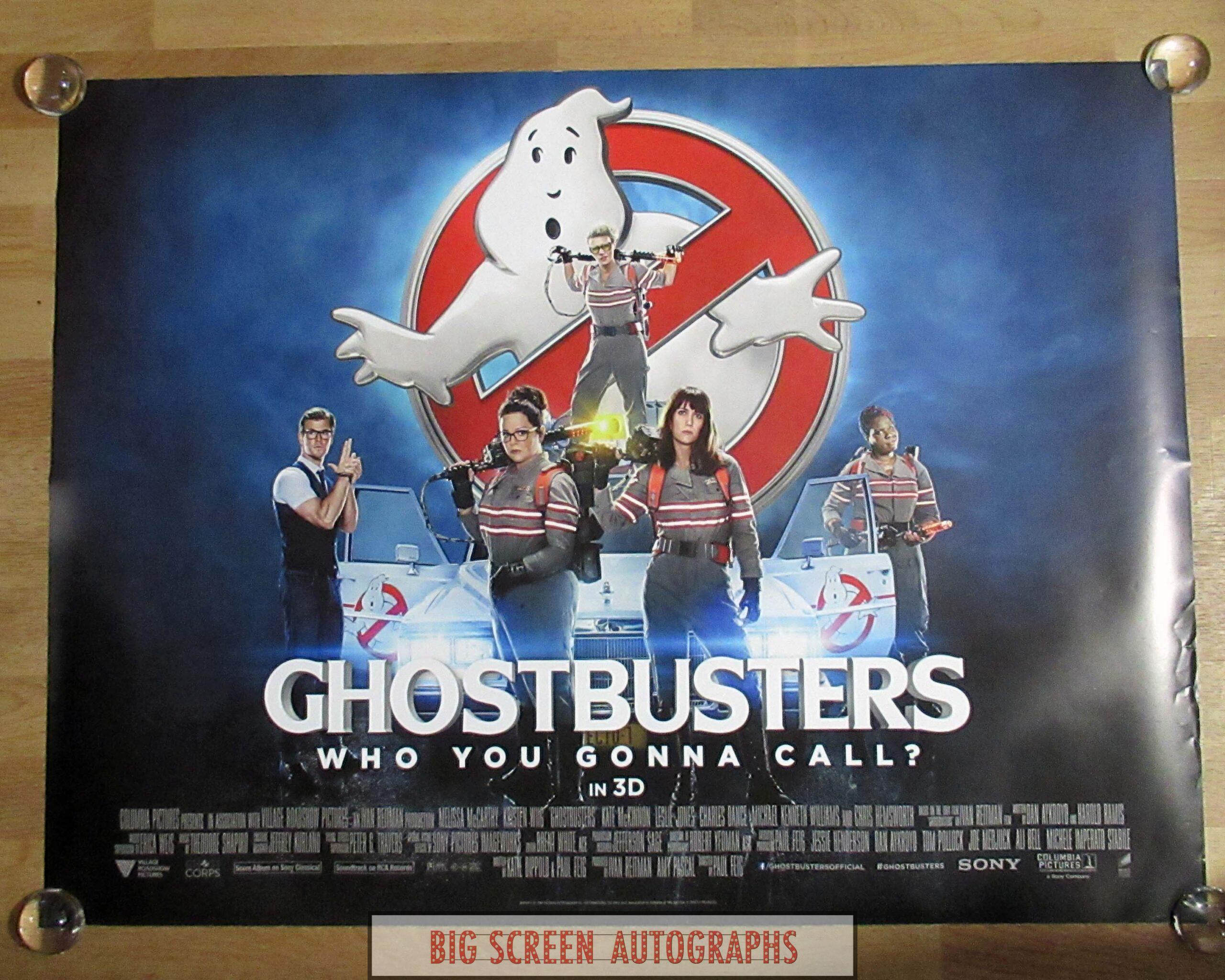 Ghostbusters (2016) quad poster