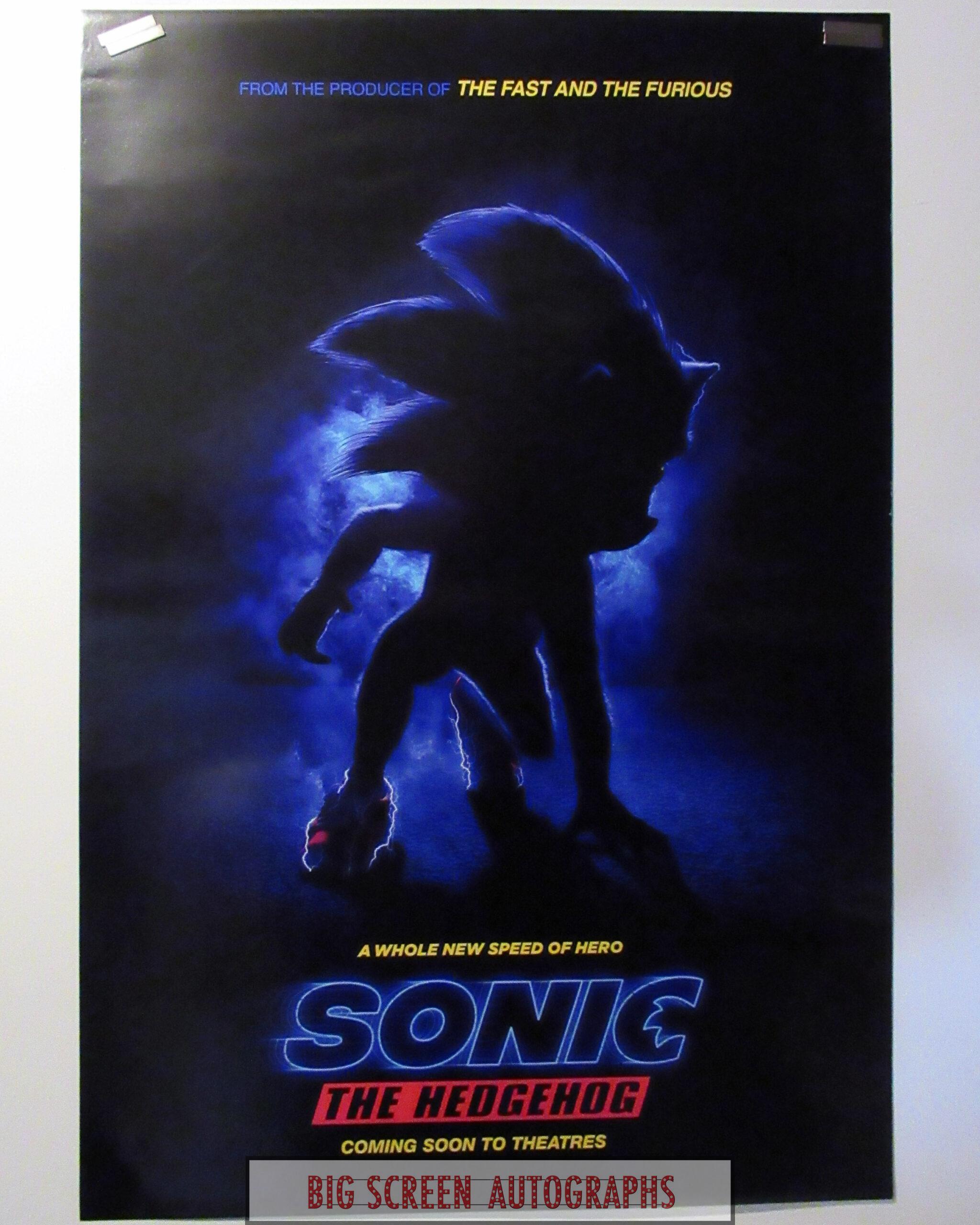 Sonic the Hedgehog one sheet poster V1