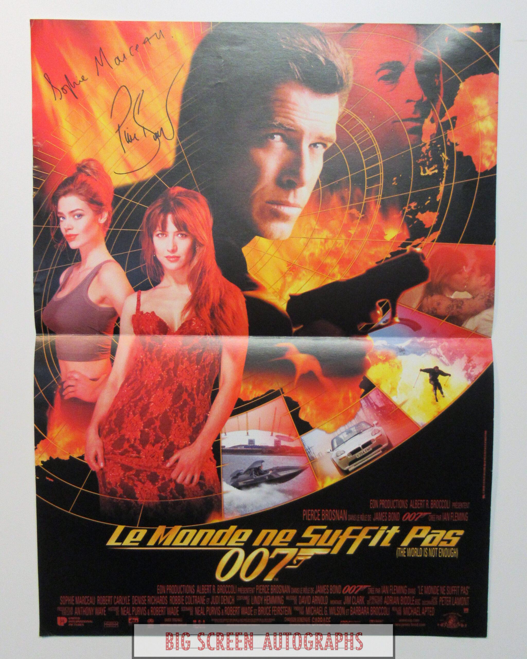 The World is not enough French poster