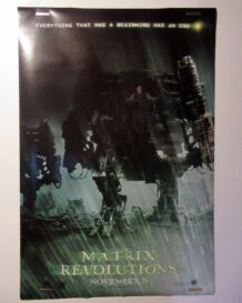 The Matrix Revolutions one sheet poster