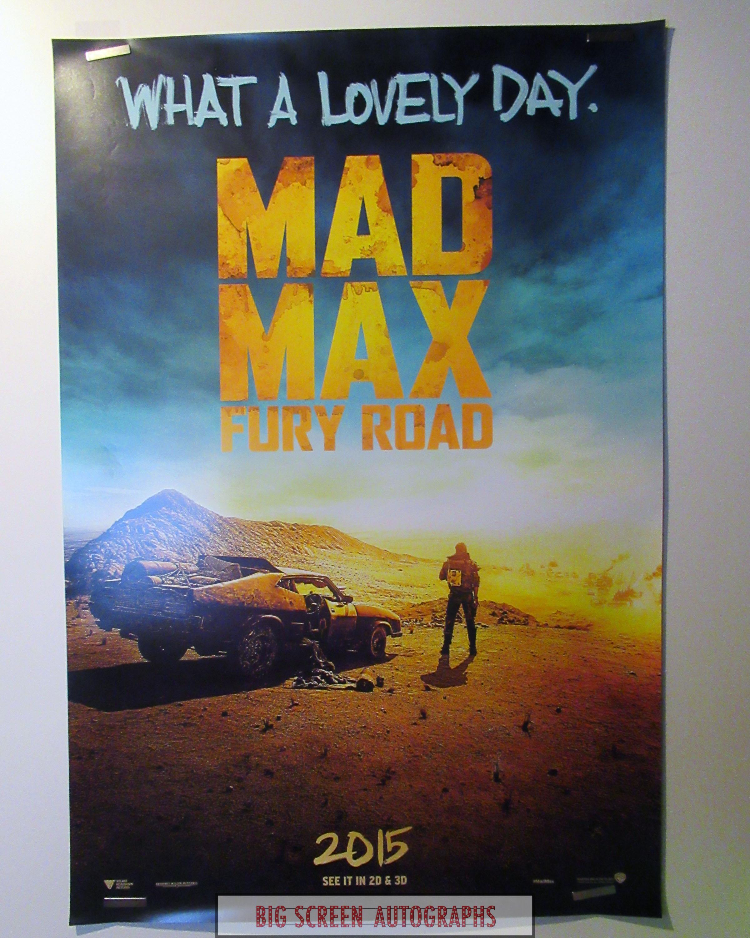 Mad Max Fury Road one sheet poster V1