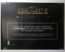 Iron Man 2 quad poster 'Piracy'