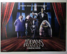 The Addams Family 2019 quad poster