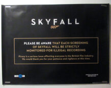 Skyfall "piracy' quad poster