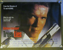 Ture Lies UK quad poster
