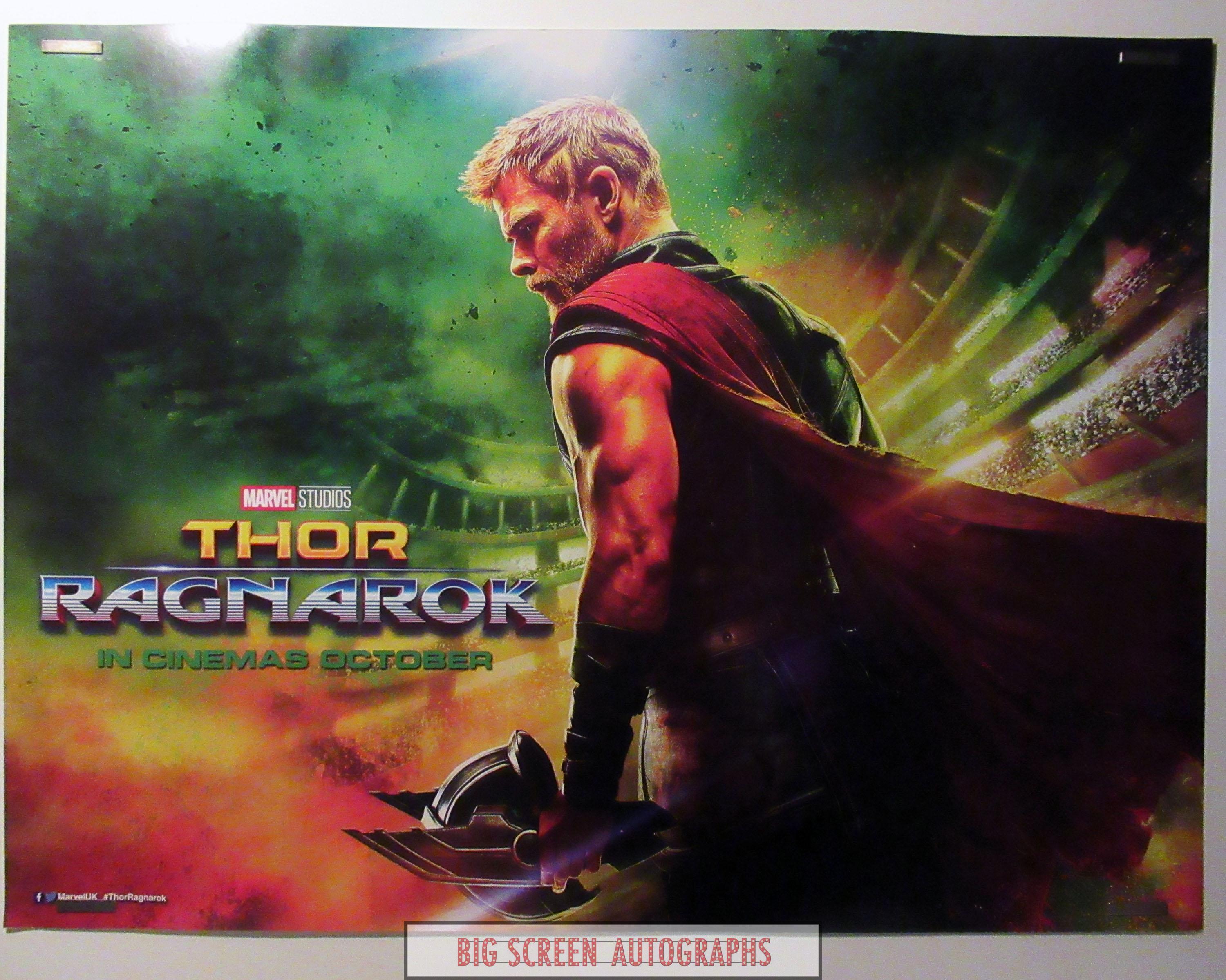Thor Ragnarok quad poster