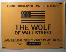 The Wolf of Wall Street quad poster V1