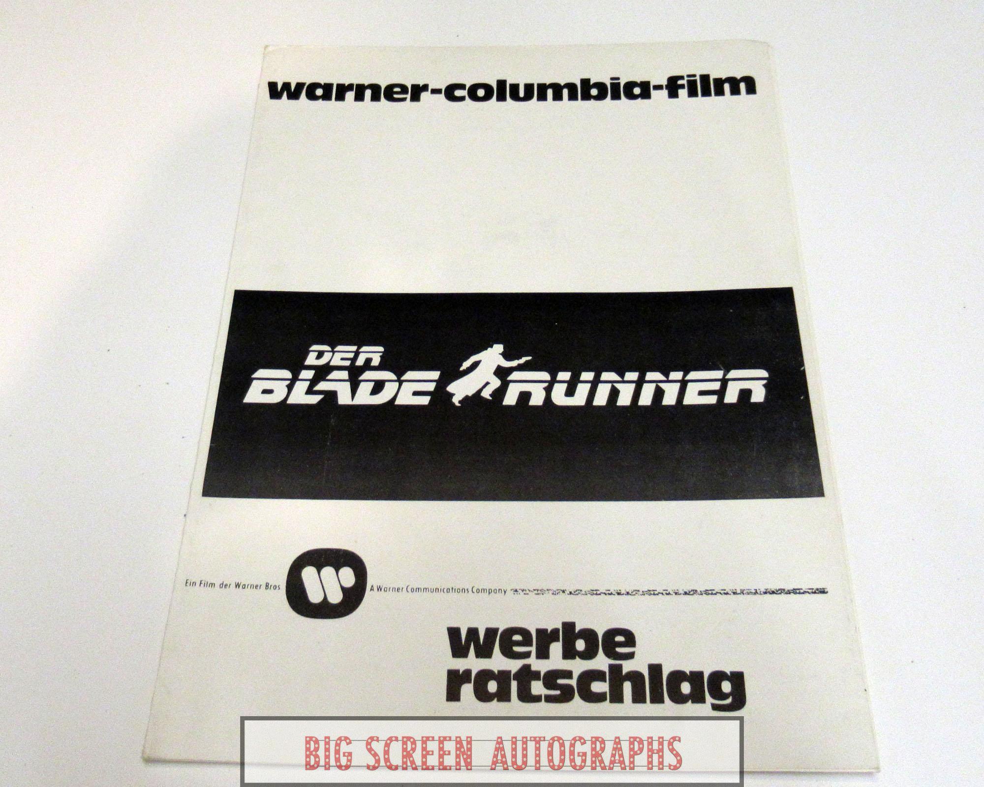 Blade Runner original press folder