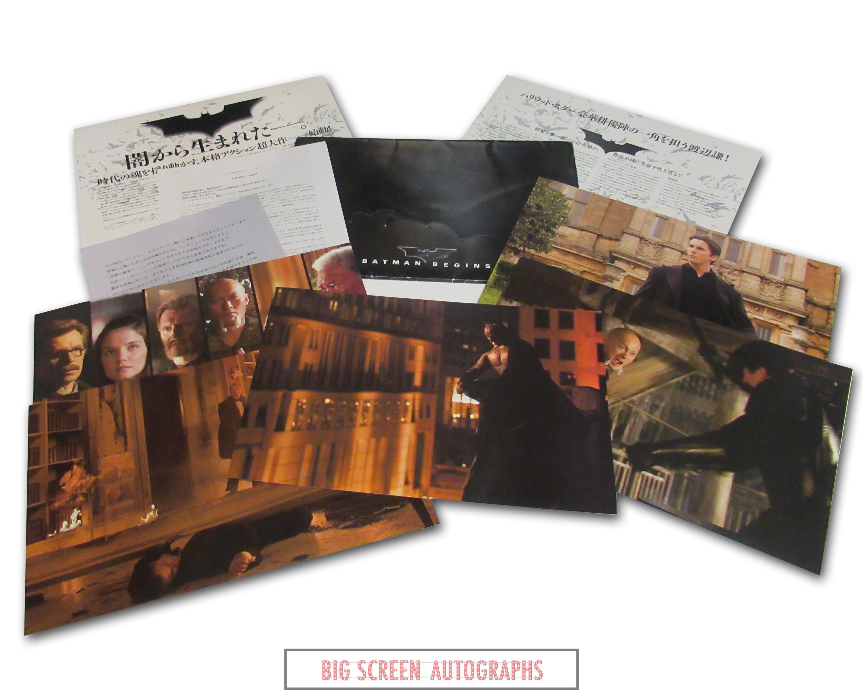 Batman Begins Japanese press kit