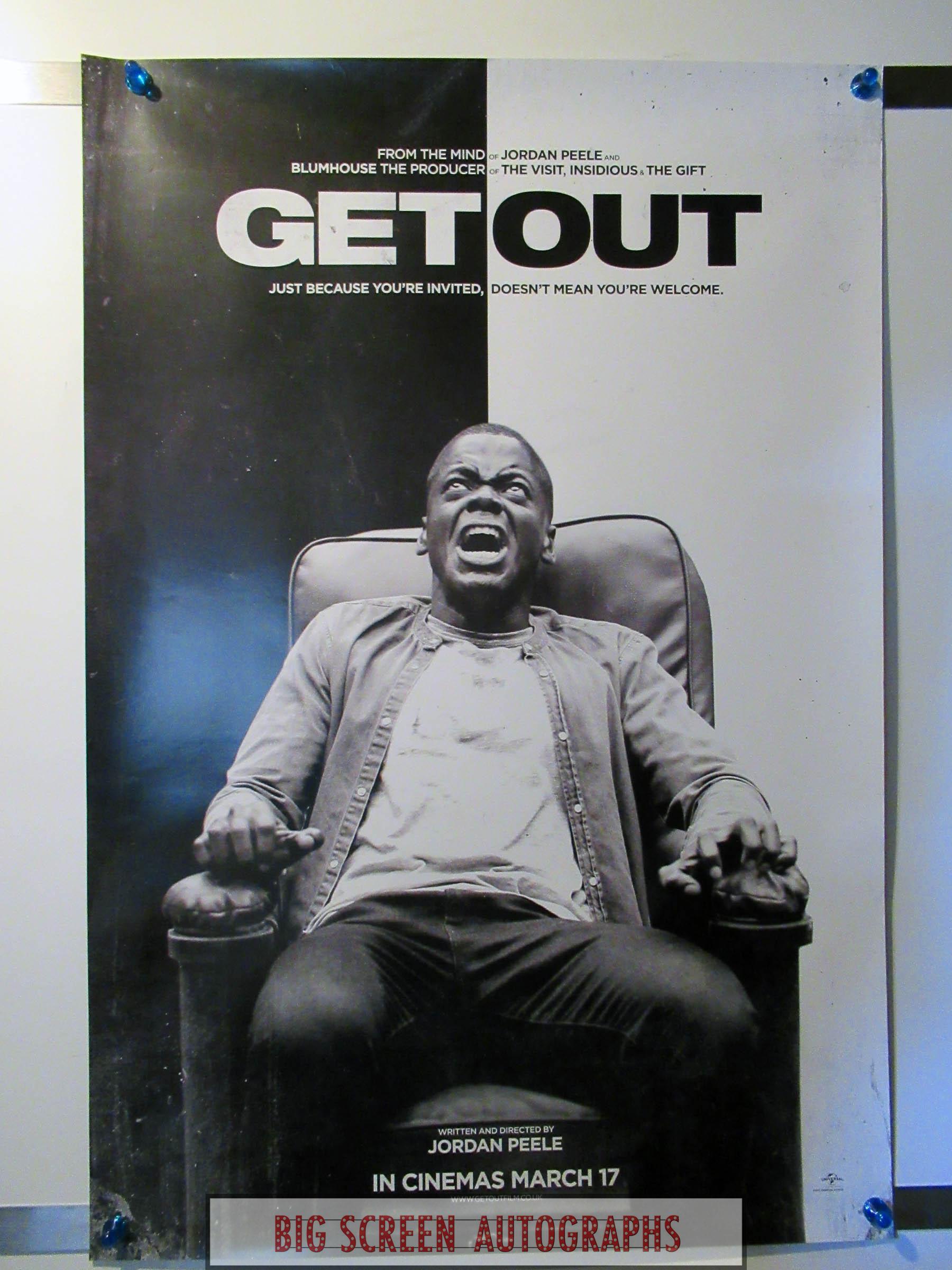 Get out one sheet poster | Big Screen Autographs