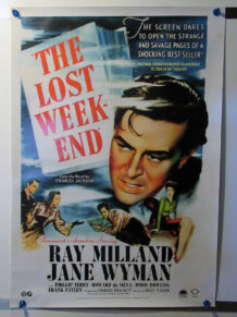 The Lost Weekend one sheet poster