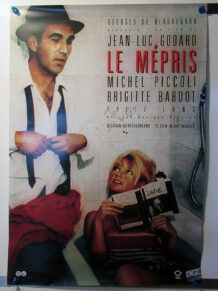 Le Mepris one sheet poster