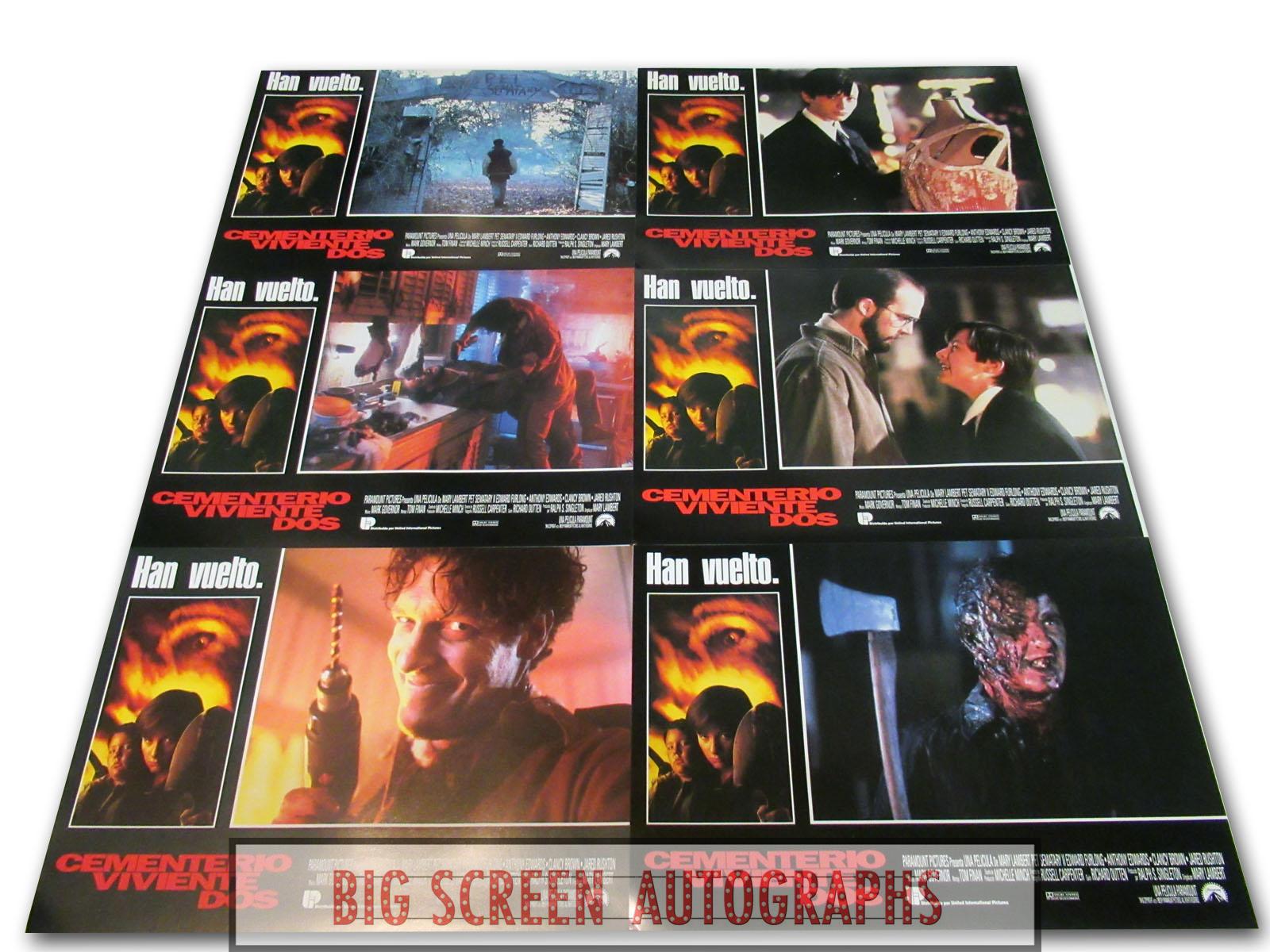 Pet Sematary 2 Spanish lobby card set - Image 2