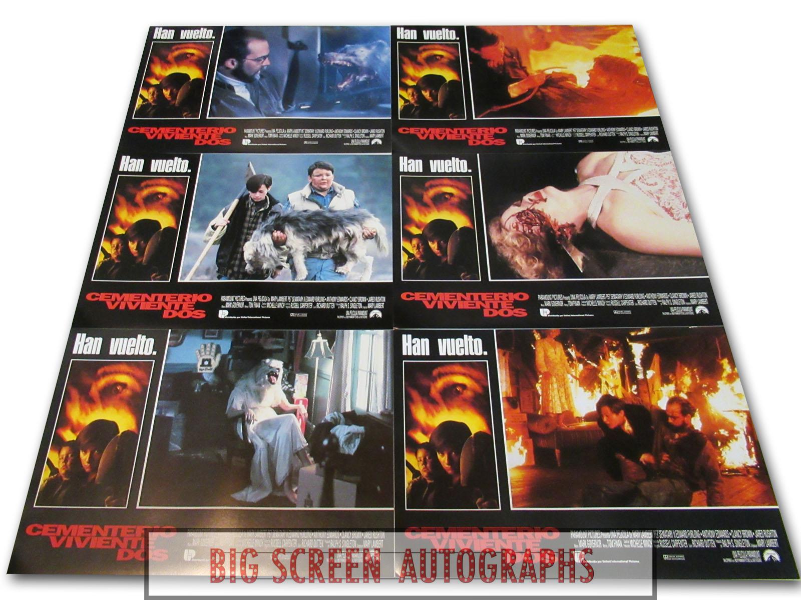 Pet Sematary 2 Spanish lobby card set - Image 3