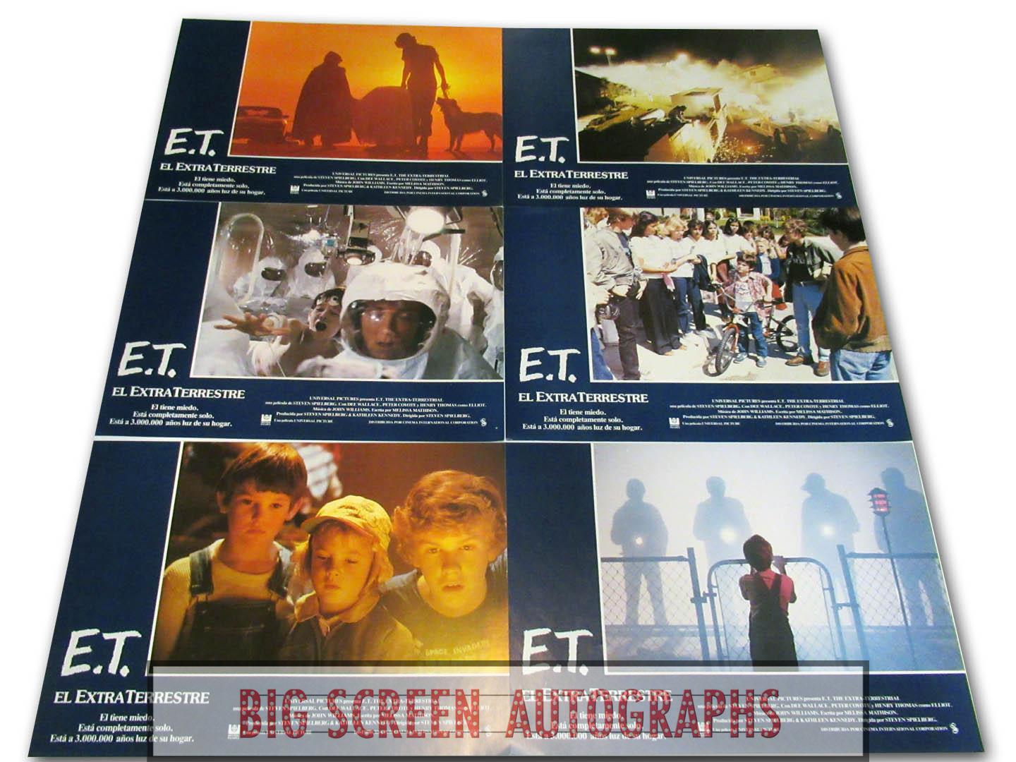 E.T. the Extra Terrestrial Spanish lobby card set - Image 2