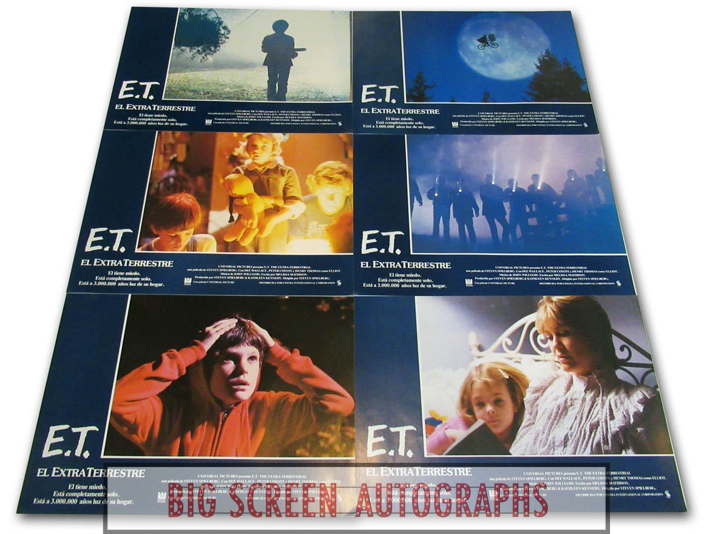 E.T. the Extra Terrestrial Spanish lobby card set - Image 3