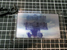 The Iron Giant lenticular luggage tag