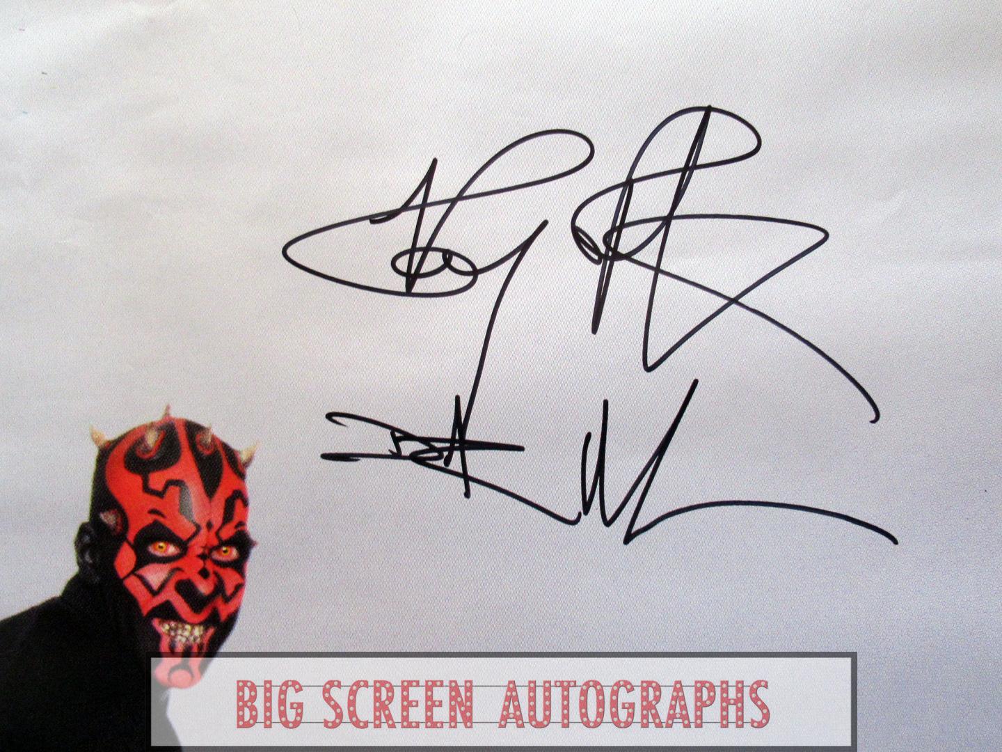 Star Wars Phantom Menace signed bus shelter poster - Image 5