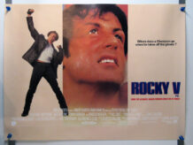 Rocky V original quad poster