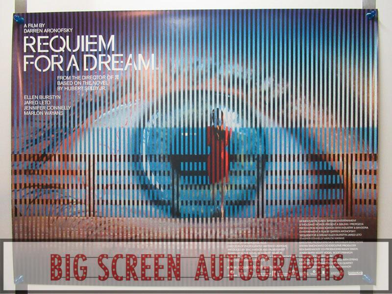 Requiem for a dream original quad poster