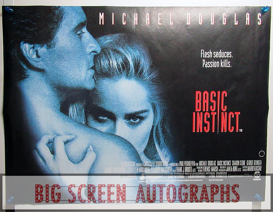 Basic Instinct quad poster