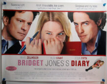 Bridget Jones's Diary quad poster