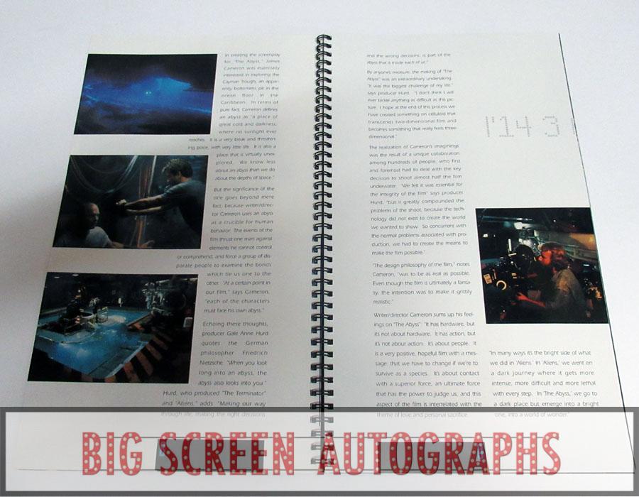 The Abyss US press kit - Image 39